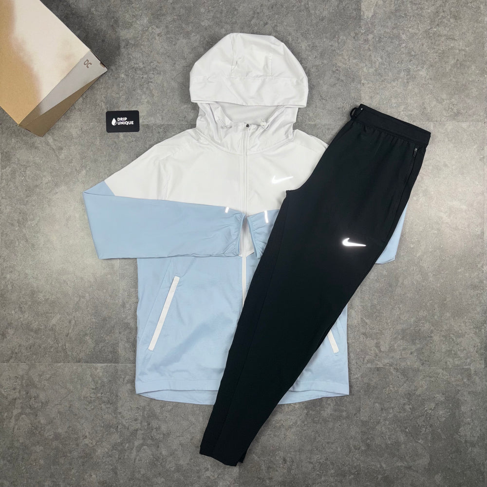 Nike UV Windrunner Jacket Armoury Blue Black Nike Phenom Pants Set
