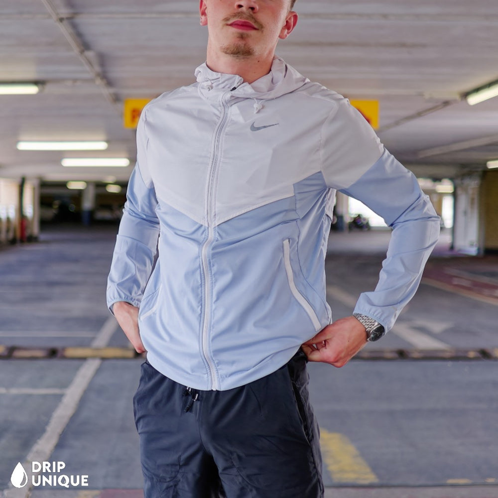 Nike UV Windrunner Jacket Armoury Blue, Nike Windbreaker, dripuniqueuk