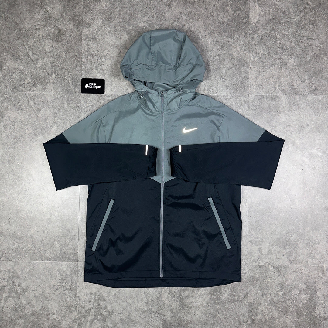 Nike UV Windrunner Jacket Black / Grey, Nike Windrunner Jacket, dripuniqueuk