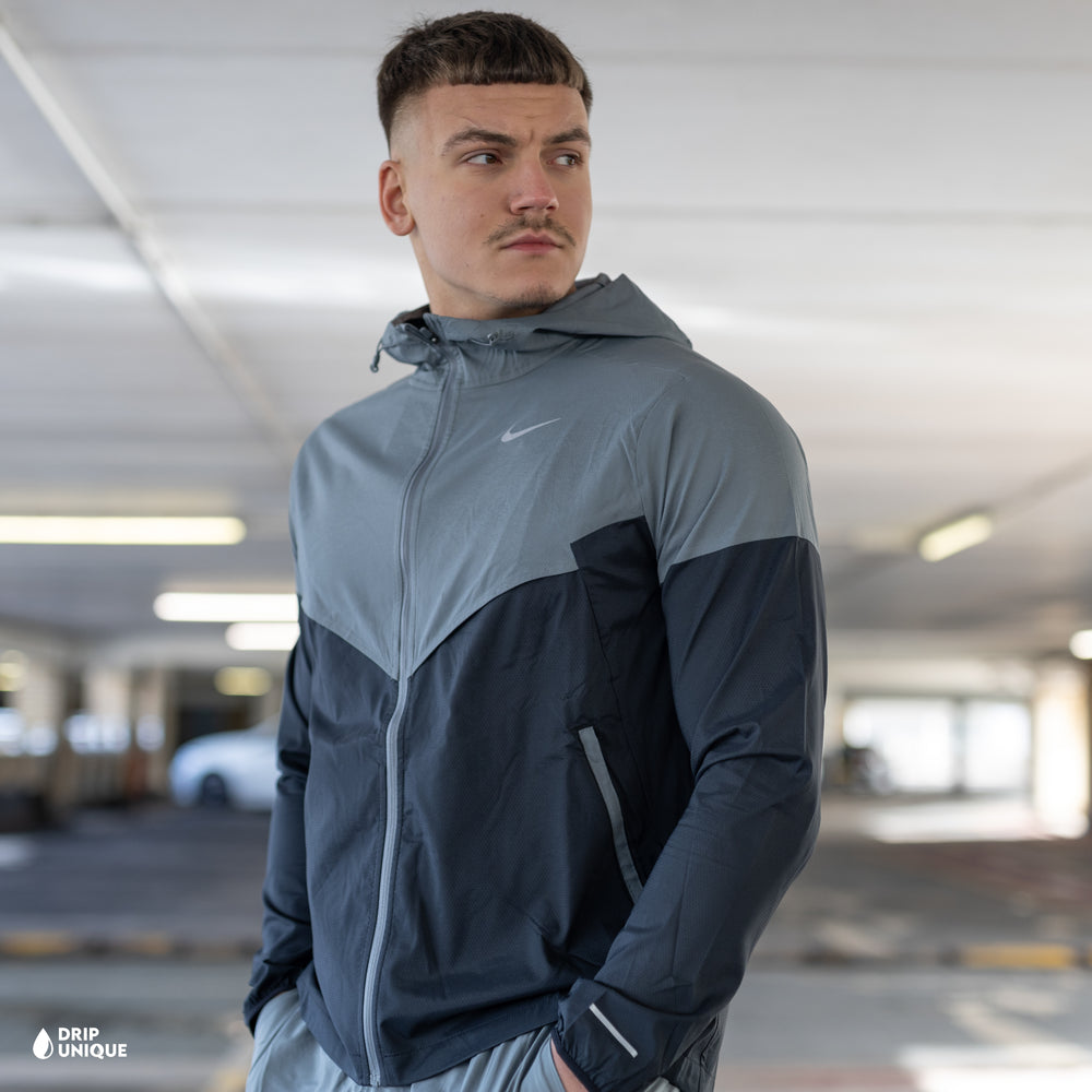 Nike UV Windrunner Jacket Black / Grey, nike jacket, dripuniqueuk