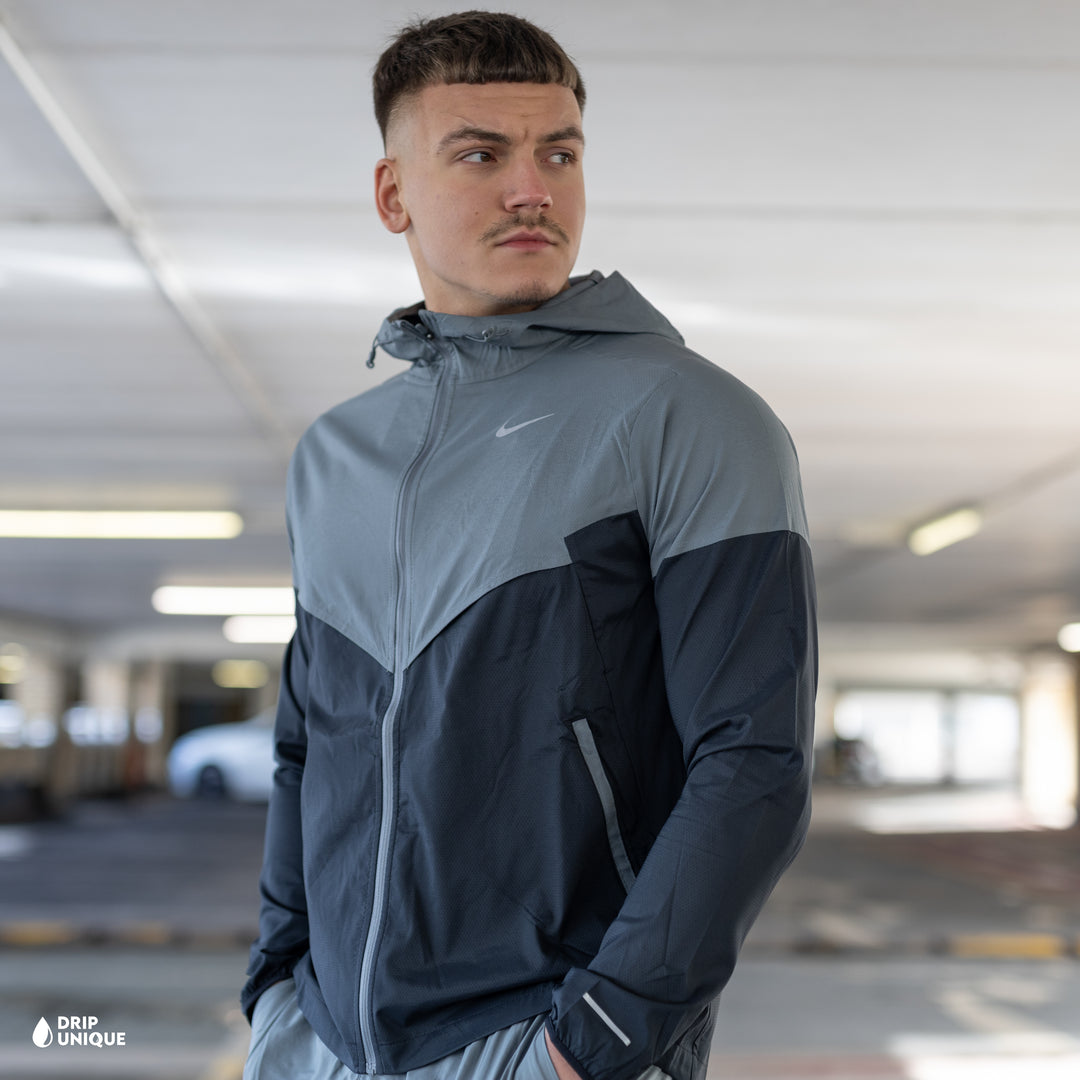 Nike UV Windrunner Jacket Black / Grey, nike jacket, dripuniqueuk