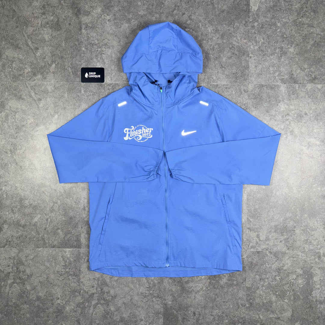 Nike UV Windrunner Jacket Chicago Finisher Blue & Black Nike Phenom Pants Set, Nike Sets for men, dripuniqueuk