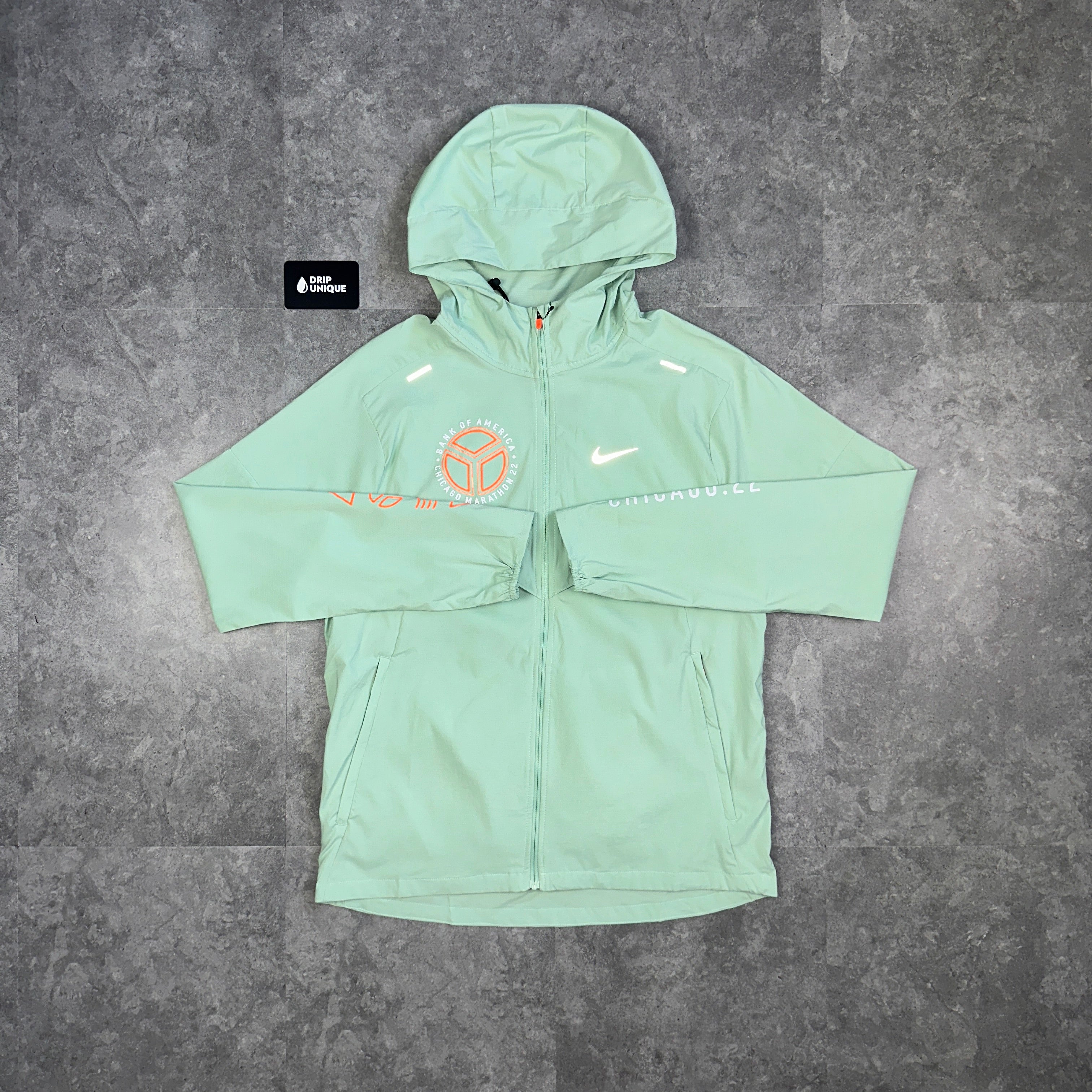 nike jacket mint green
