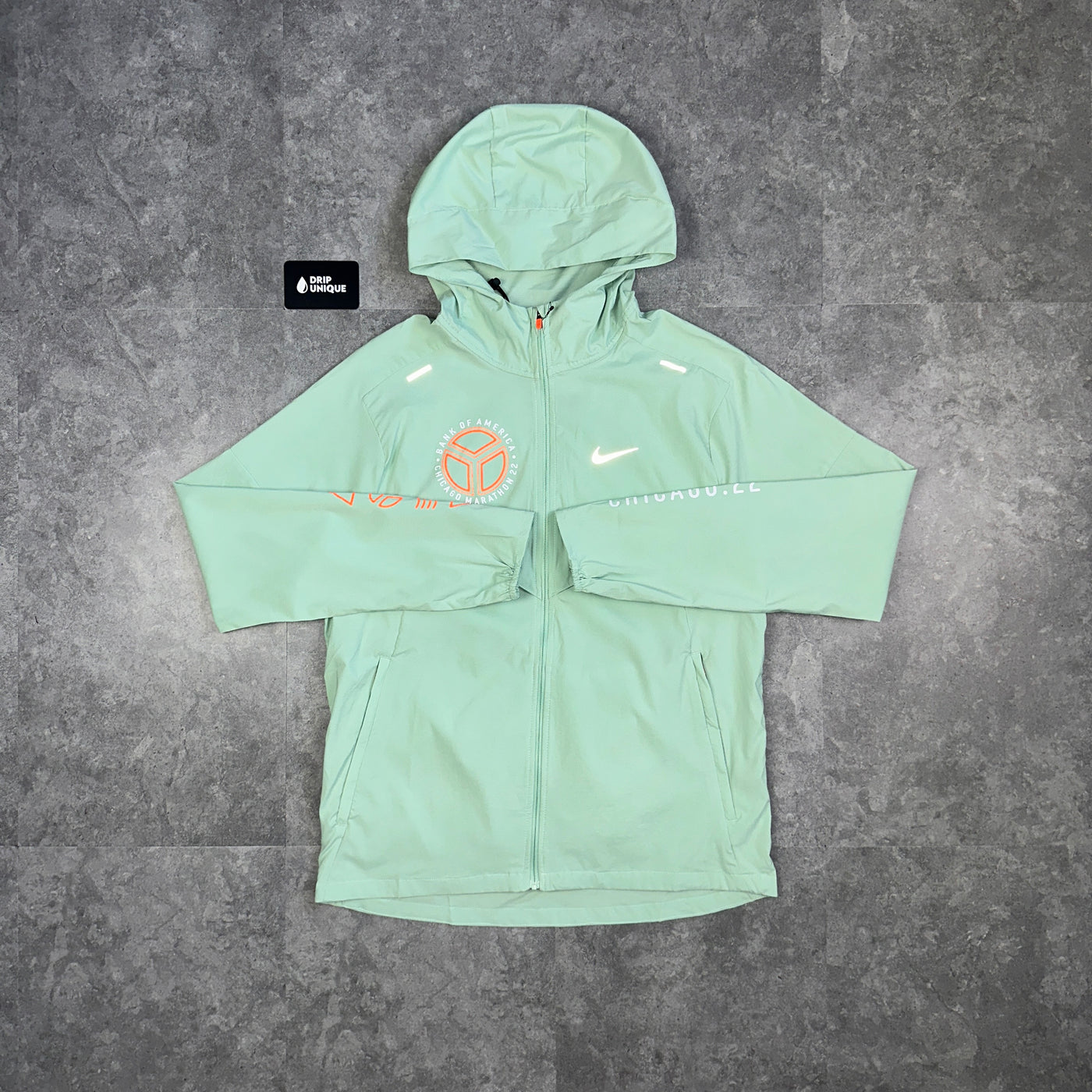 Nike UV Windrunner Jacket Chicago Finisher Mint dripuniqueuk