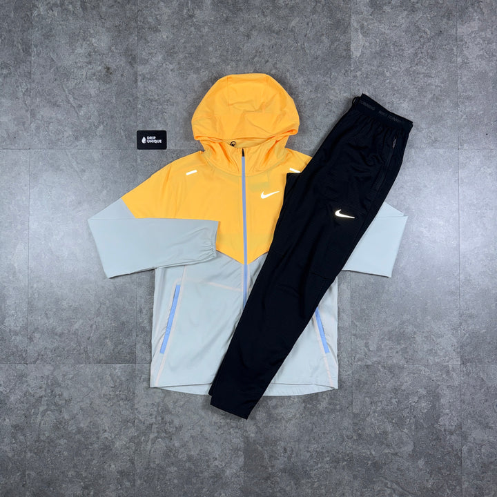 Nike UV Windrunner Jacket Citron Pulse & Black Nike Phenom Pants Set, nike set, dripuniqueuk