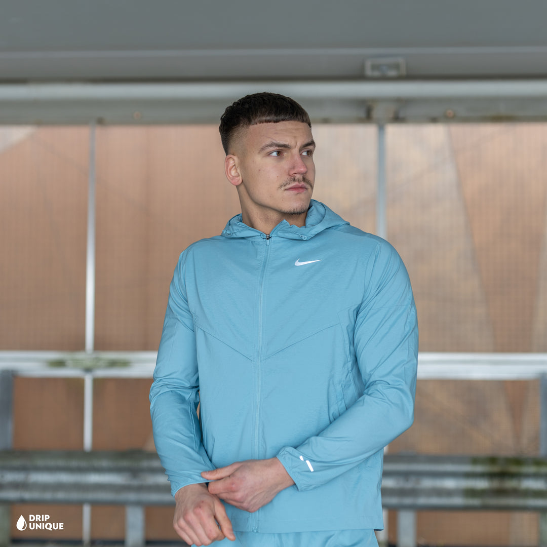 Nike UV Windrunner Jacket Denim Turquoise, nike windrunner, dripuniqueuk