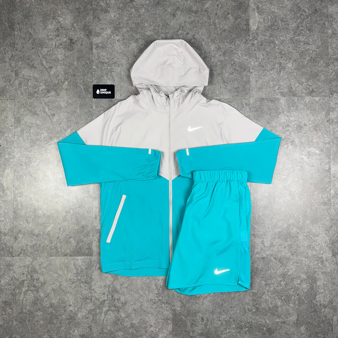 Nike UV Windrunner Jacket Dusty Cactus & Dusty Cactus Challenger Shorts Set, Nike Sets, dripuniqueuk