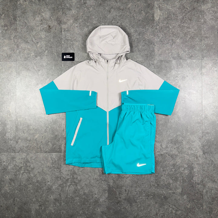 Nike UV Windrunner Jacket Dusty Cactus & Dusty Cactus Challenger Shorts Set, nike set, dripuniqueuk