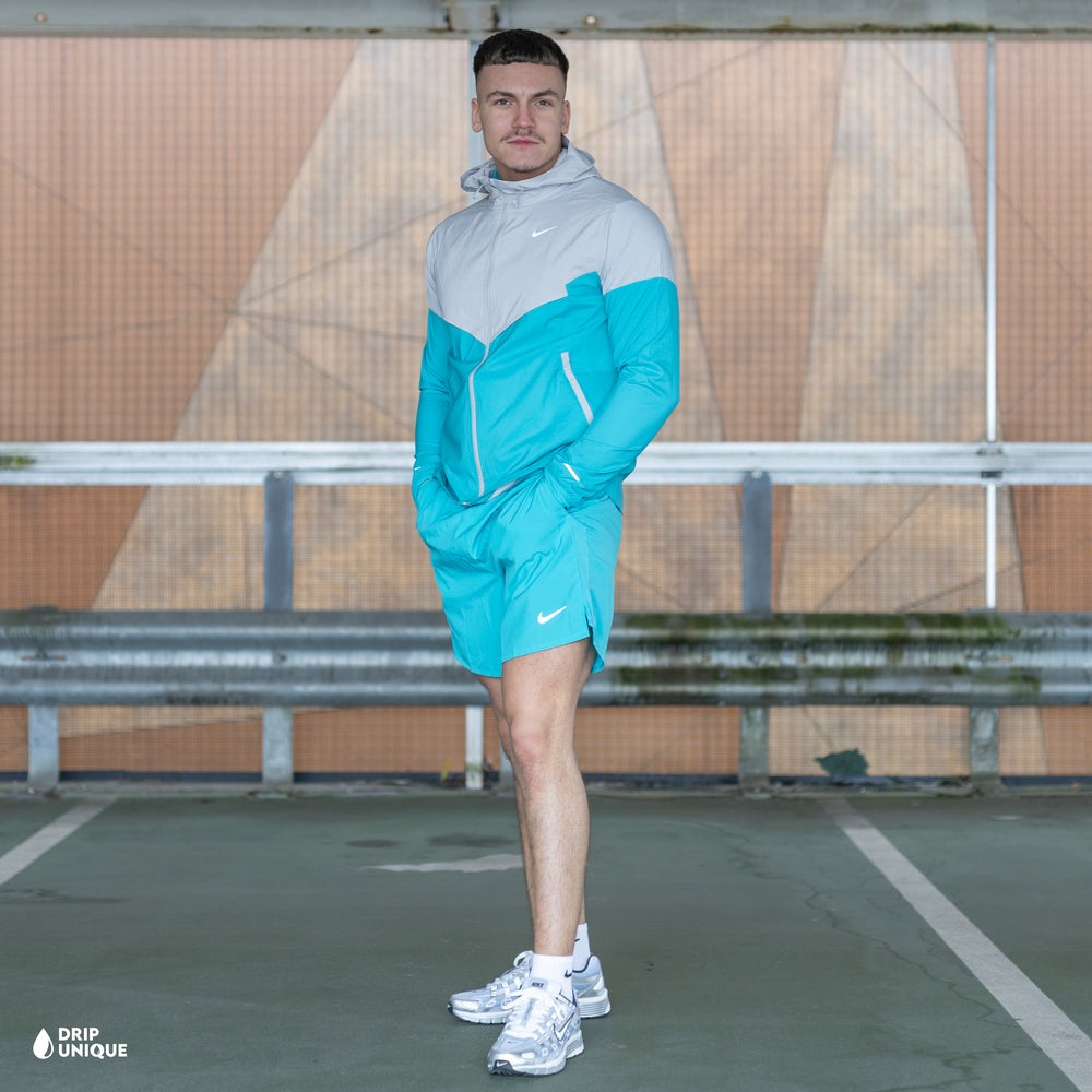 Nike UV Windrunner Jacket Dusty Cactus & Dusty Cactus Challenger Shorts Set, nike windrunner jacket set, dripuniqueuk