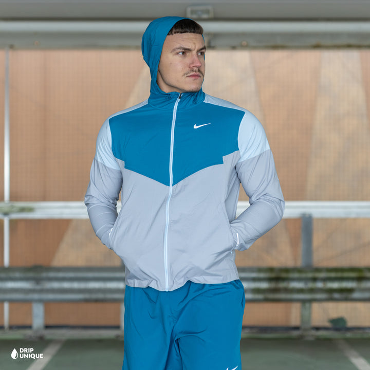 Nike UV Windrunner Jacket Green Abyss, NIKE windrunners, dripuniqueuk