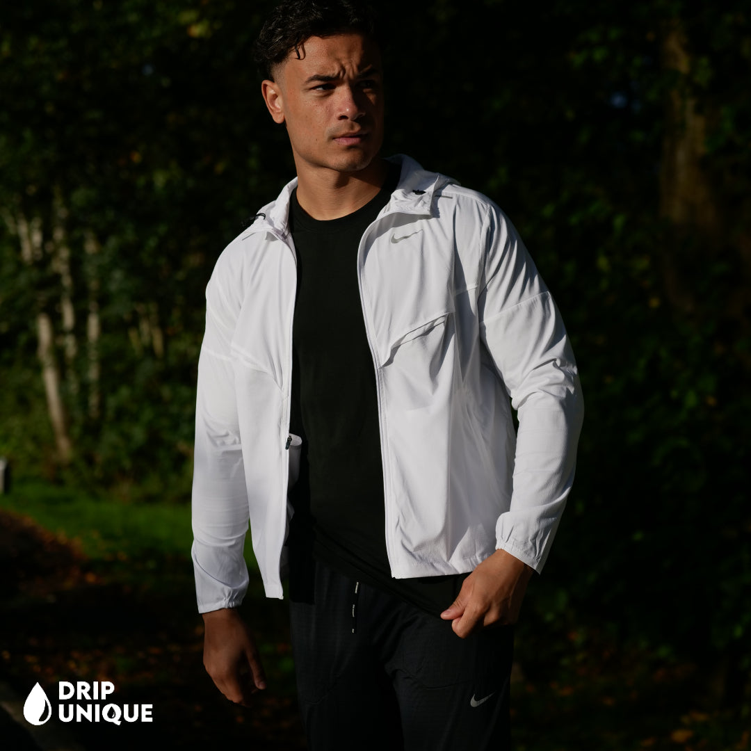 Nike white windbreaker pants online