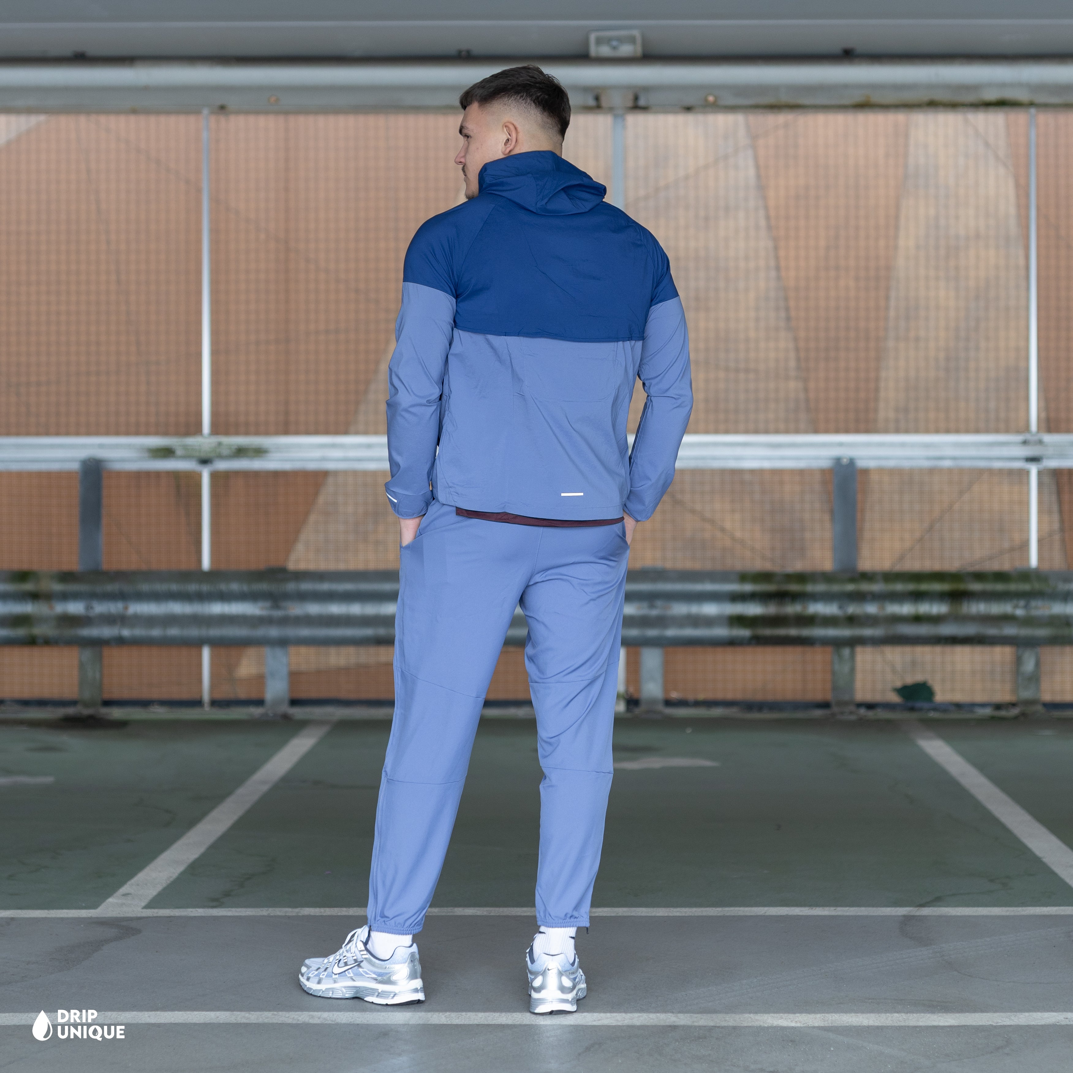 Nike UV Windrunner Jacket Indigo & Indigo Nike Challenger Pants