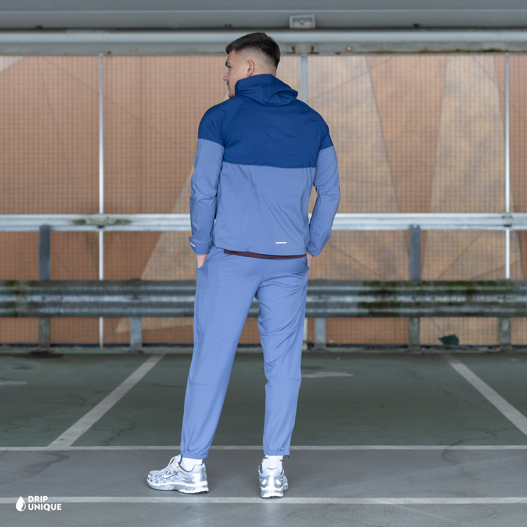 Nike UV Windrunner Jacket Indigo & Indigo Nike Challenger Pants Set, nike jacket set, dripuniqueuk