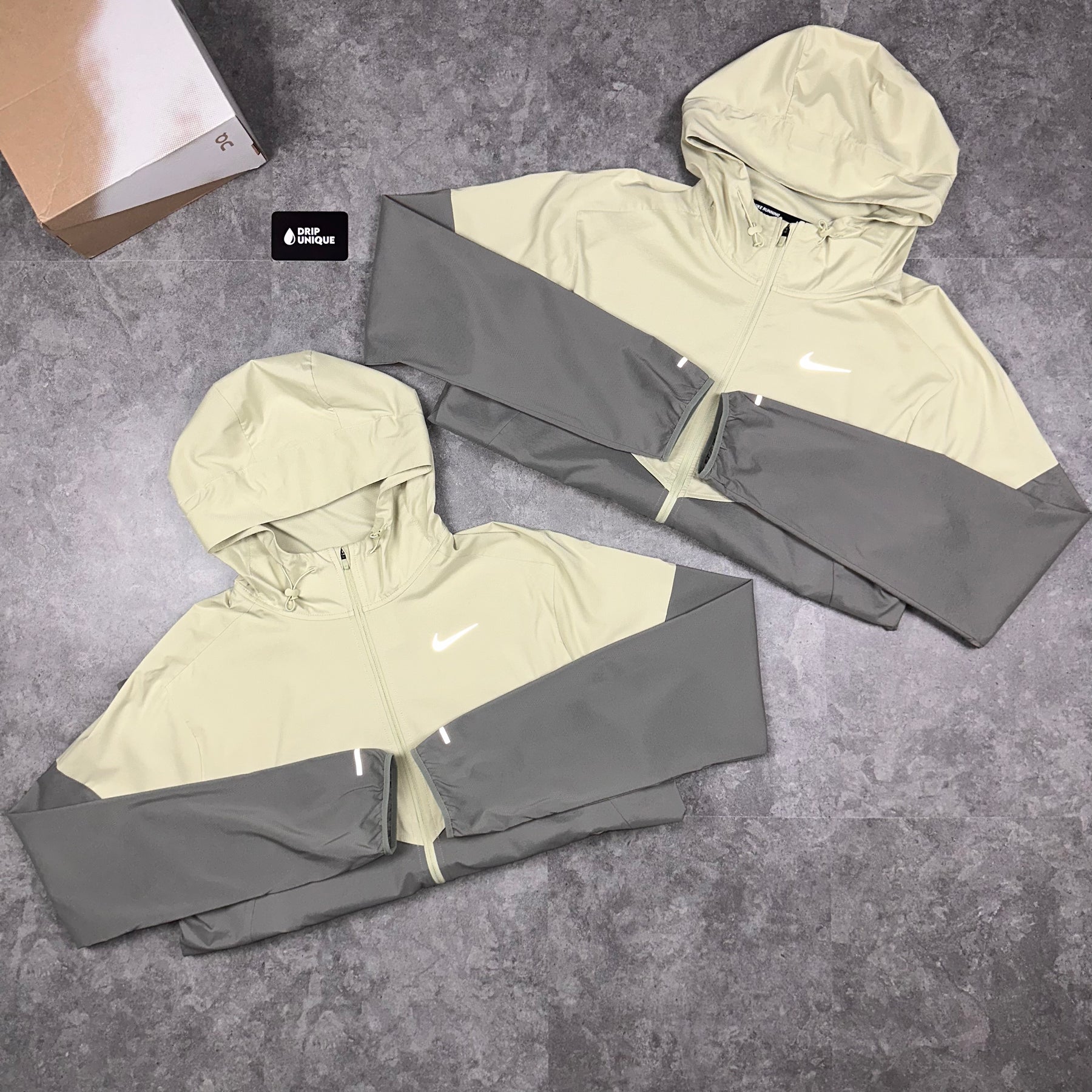 Nike UV Windrunner Jacket Olive Green Green dripuniqueuk