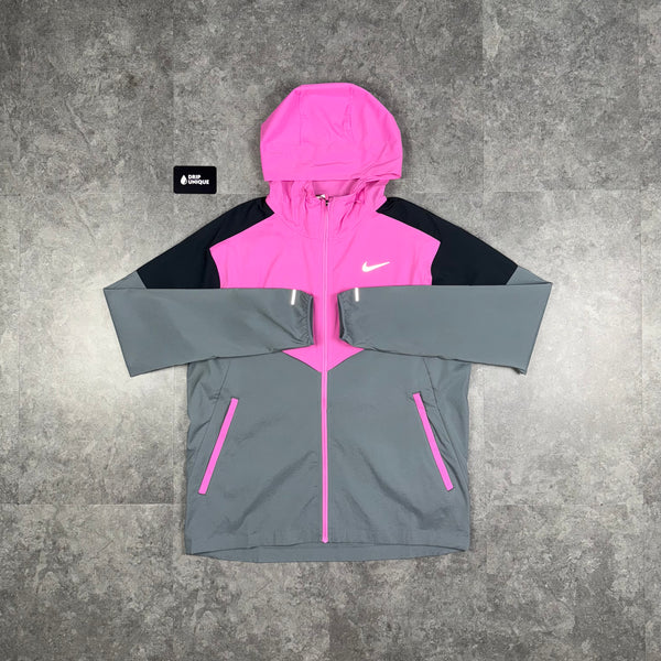 long pink nike jacket