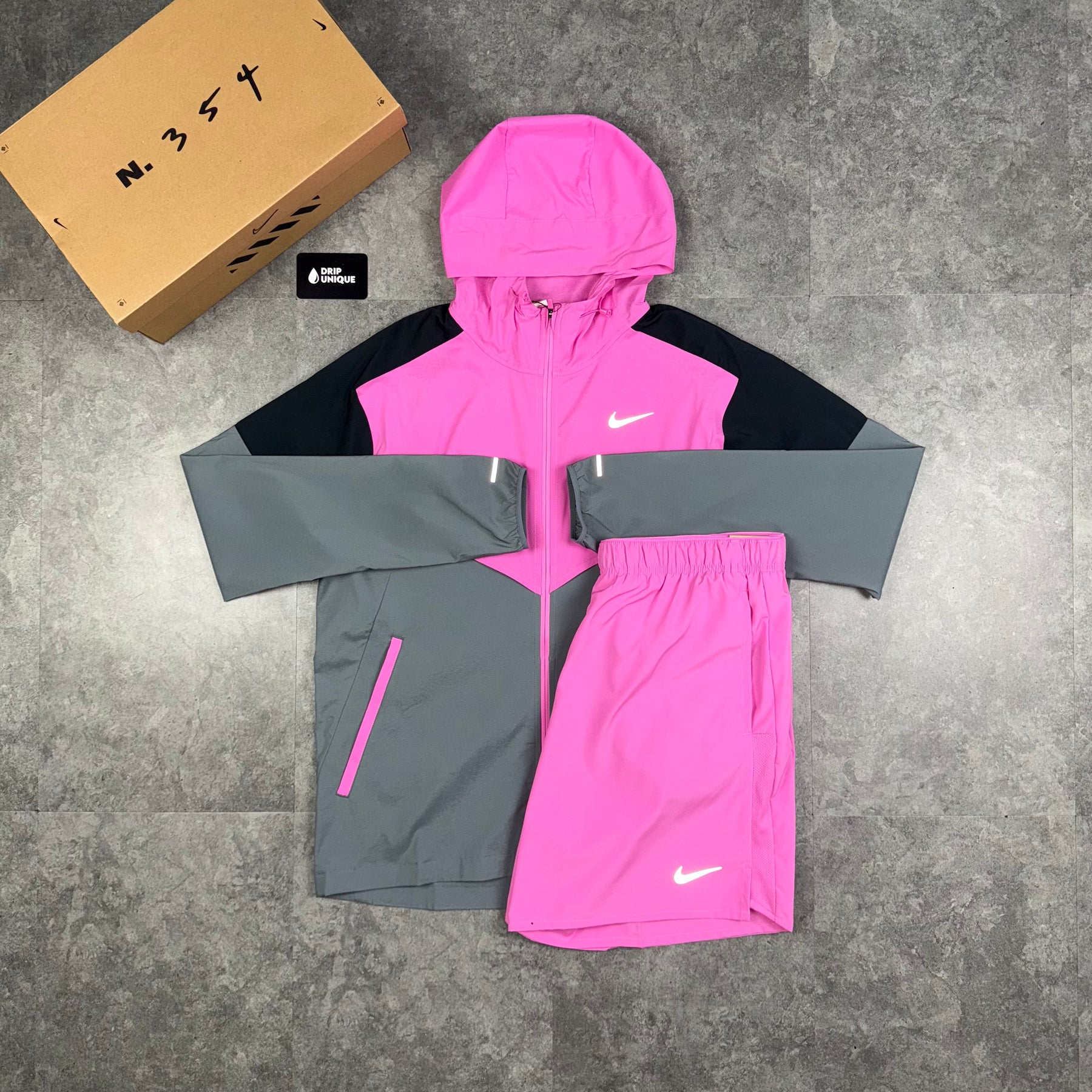 Nike UV Windrunner Jacket Playful Pink – dripuniqueuk