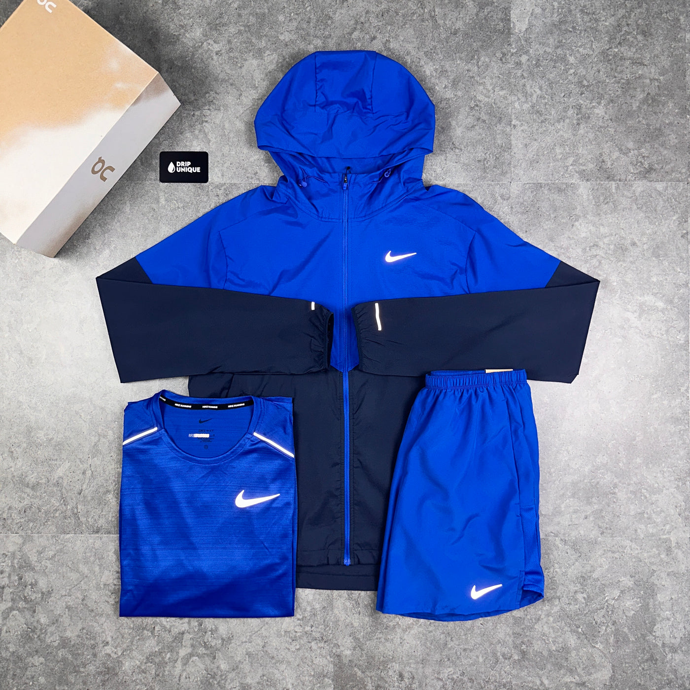 Nike windbreaker royal blue deals
