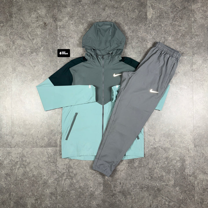 Nike UV Windrunner Jacket Smoke Grey & Grey Nike Challenger Pants Set, nike set, dripuniqueuk