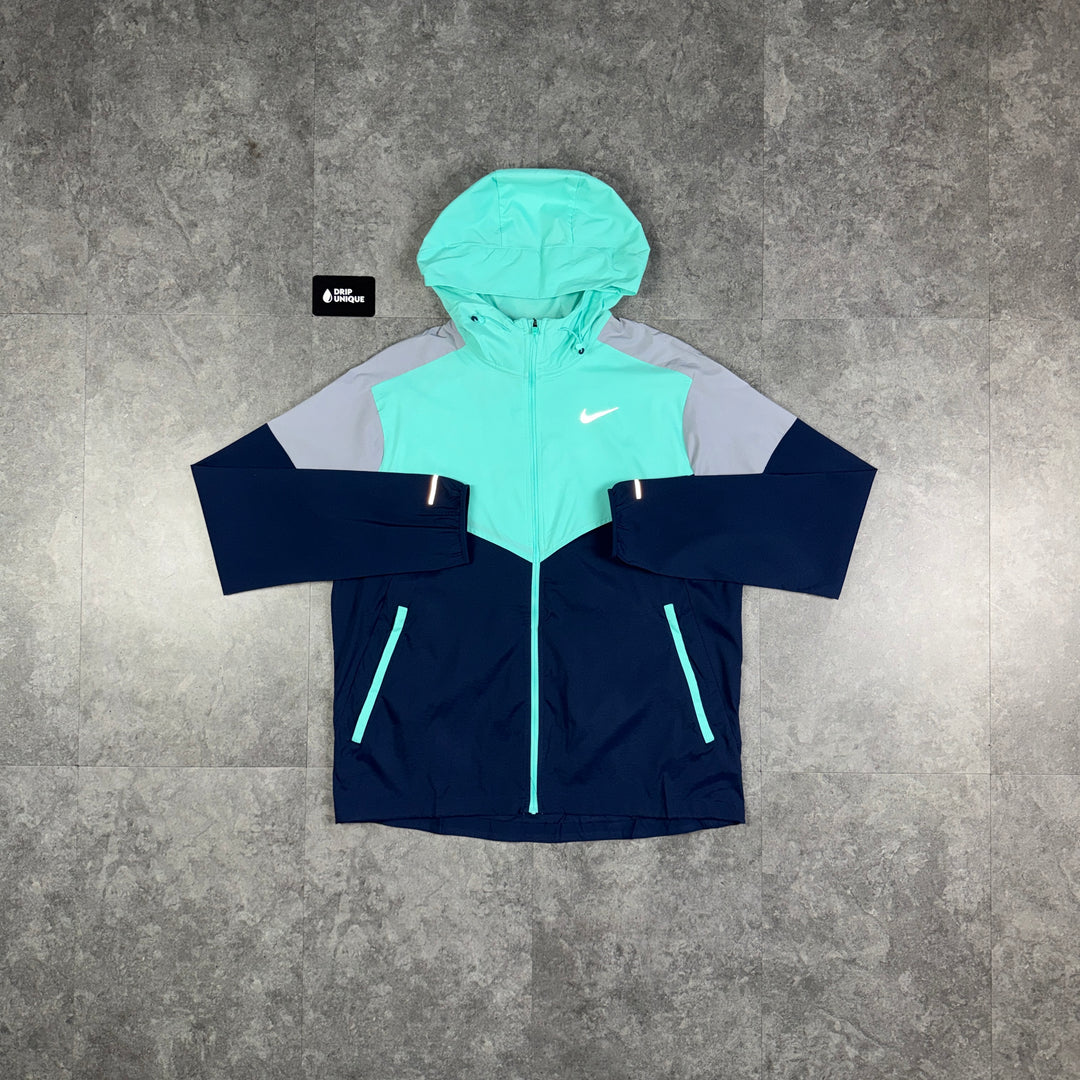 Nike UV Windrunner Jacket Turquoise / Midnight Navy, nike uv jacket, dripuniqueuk