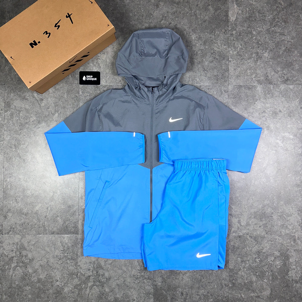 Nike UV Windrunner Jacket University Blue, Nike Windrunner, dripuniqueuk