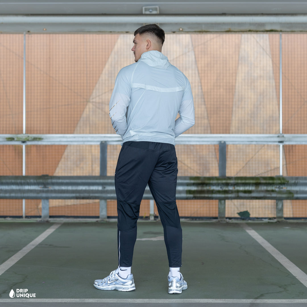 Nike UV Windrunner Jacket White & Gold & Black Nike Phenom Pants Set, nike jacket set, dripuniqueuk