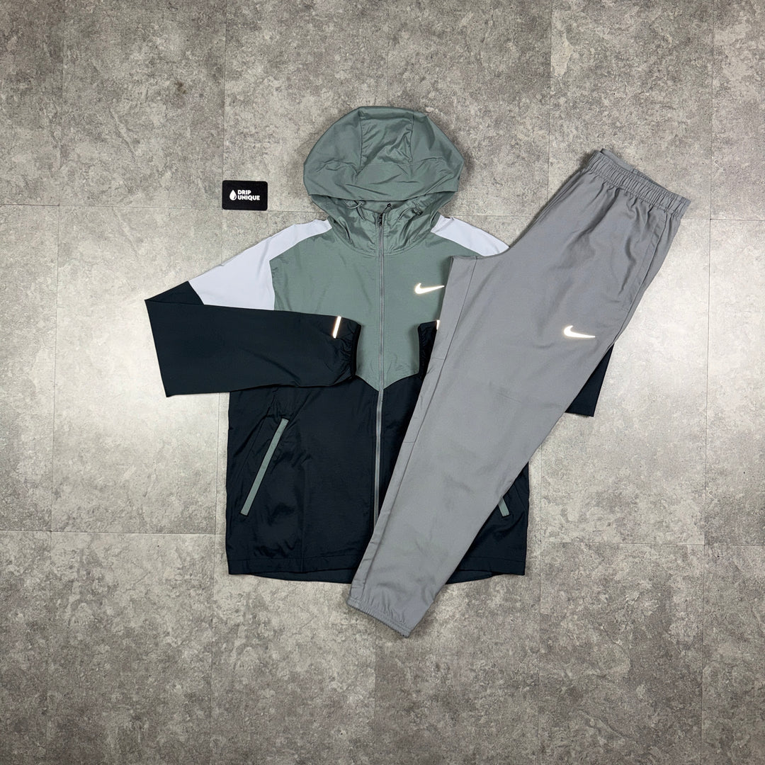 Nike UV Windrunner Jacket Wolf Grey & Grey Nike Challenger Pants Set, nike windrunner set, dripuniqueuk