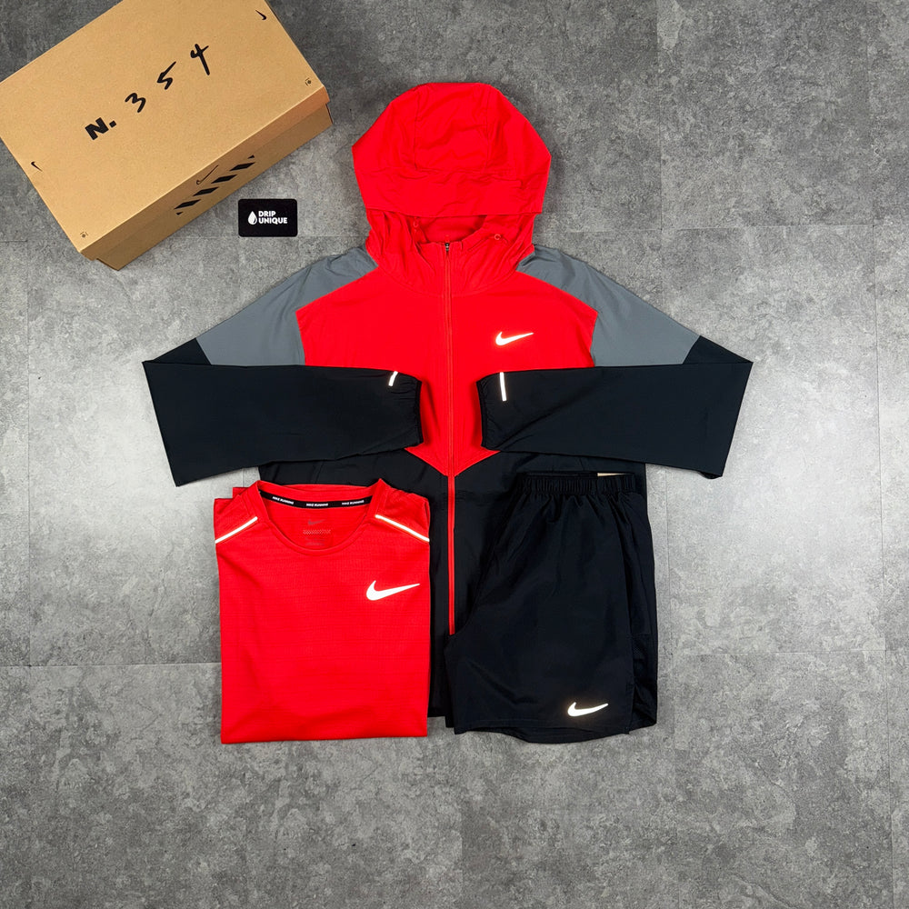 Nike UV Windrunner Light Crimson Red Bundle, Nike Sets, dripuniqueuk