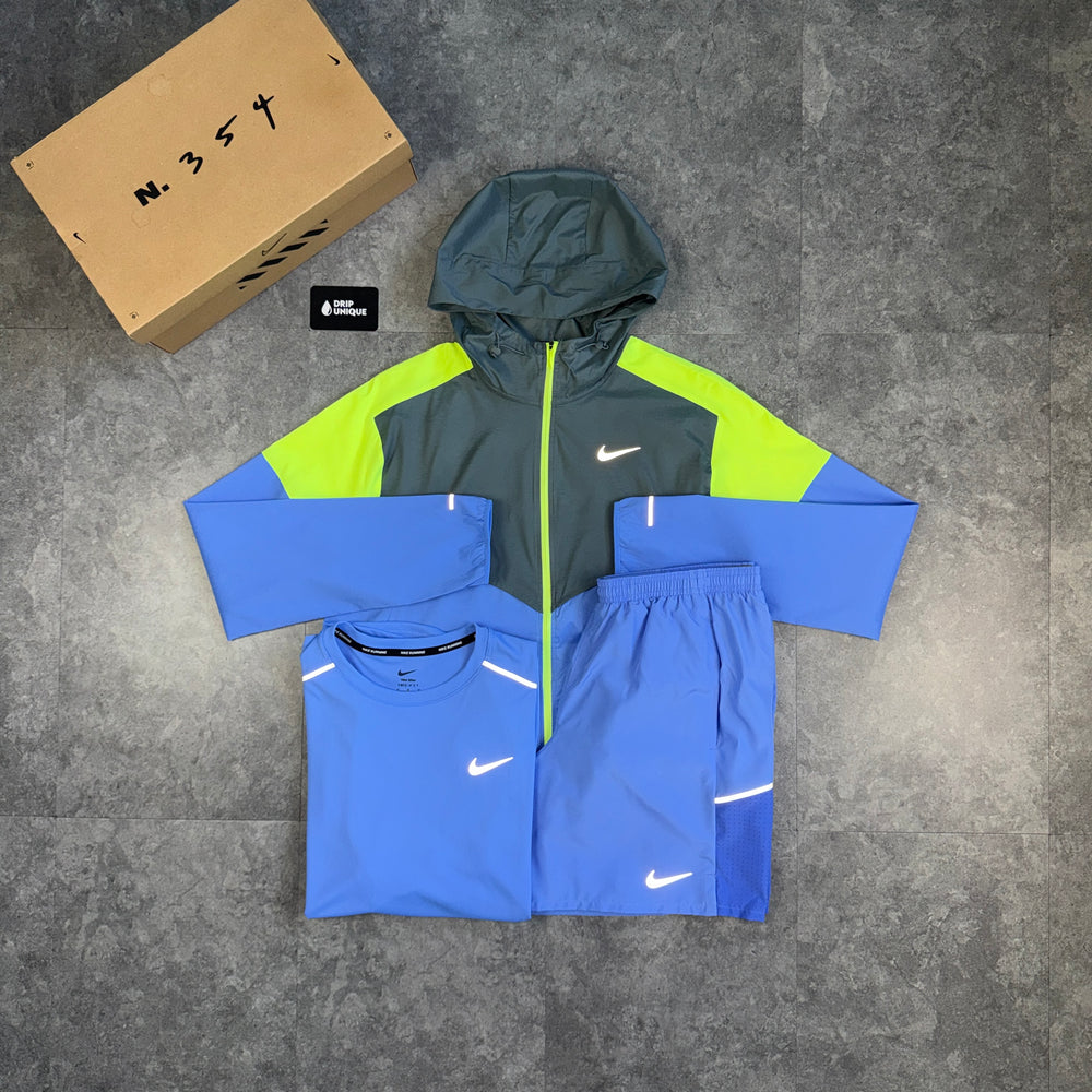 Nike UV Windrunner Sapphire Blue Bundle, nike 3 piece, dripuniqueuk