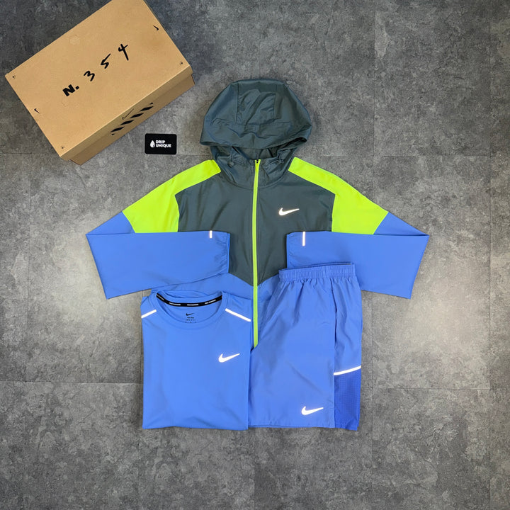 Nike UV Windrunner Sapphire Blue Bundle, nike 3 piece, dripuniqueuk
