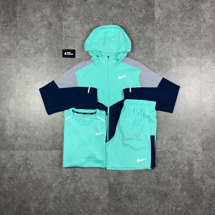 Nike UV Windrunner Turquoise / Navy Bundle, nike 3 piece, dripuniqueuk
