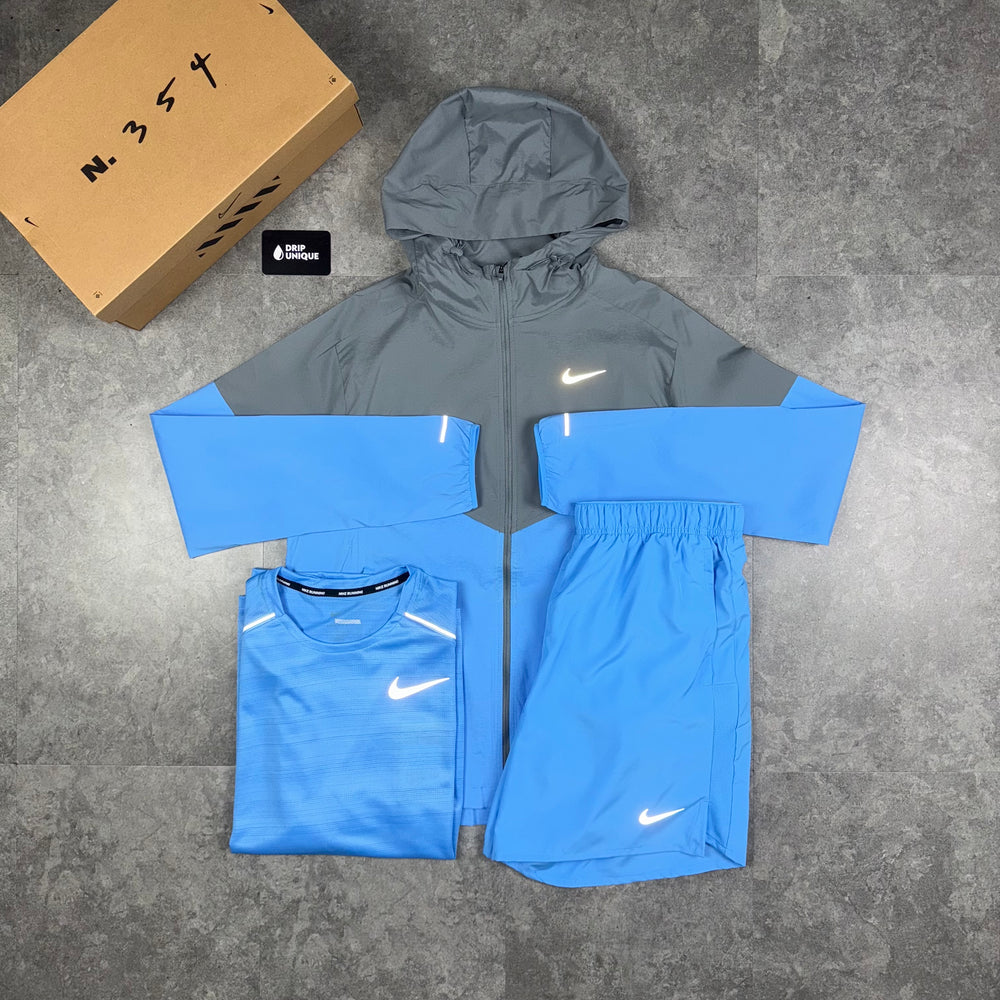 Nike UV Windrunner University Blue Bundle, Nike windrunner Sets, dripuniqueuk