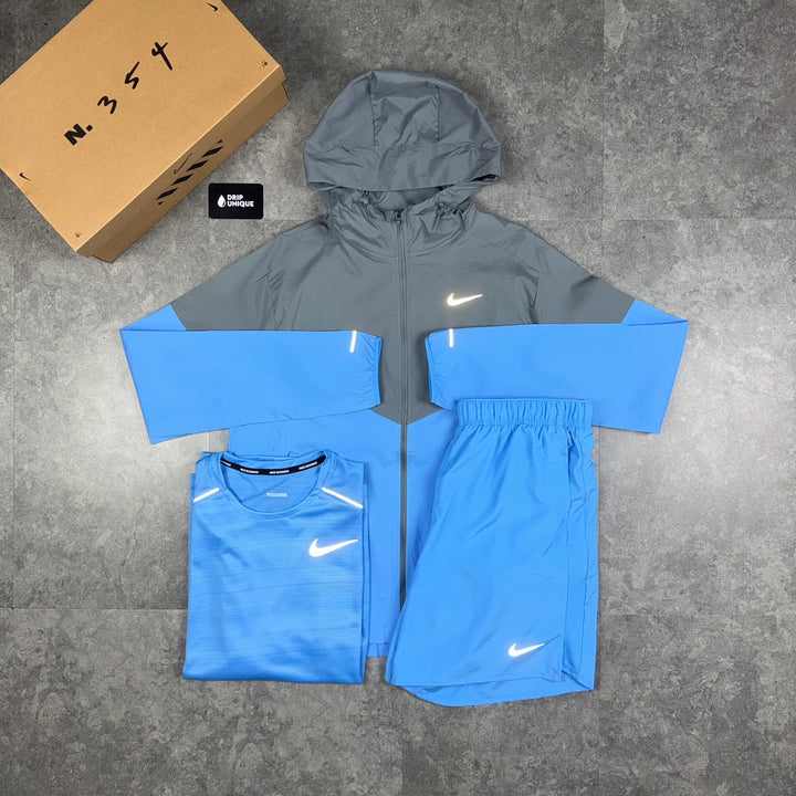 Nike UV Windrunner University Blue Bundle, Nike windrunner Sets, dripuniqueuk