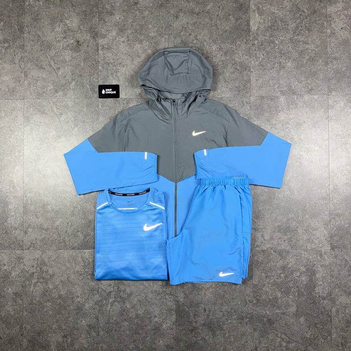 Nike UV Windrunner University Blue Bundle, nike 3 piece set, dripuniqueuk
