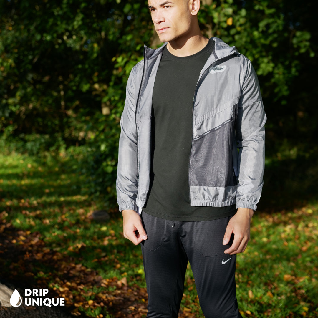 Nike Wildrun Windrunner Jacket Black & Black Nike Phenom Pants Set, Nike Windrunner Jacket, dripuniqueuk