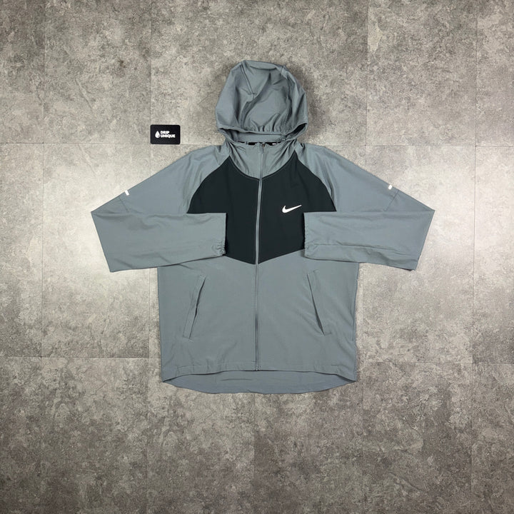 Nike Woven Repel Miler Windrunner Jacket Grey, nike woven miler repel jacket, dripuniqueuk