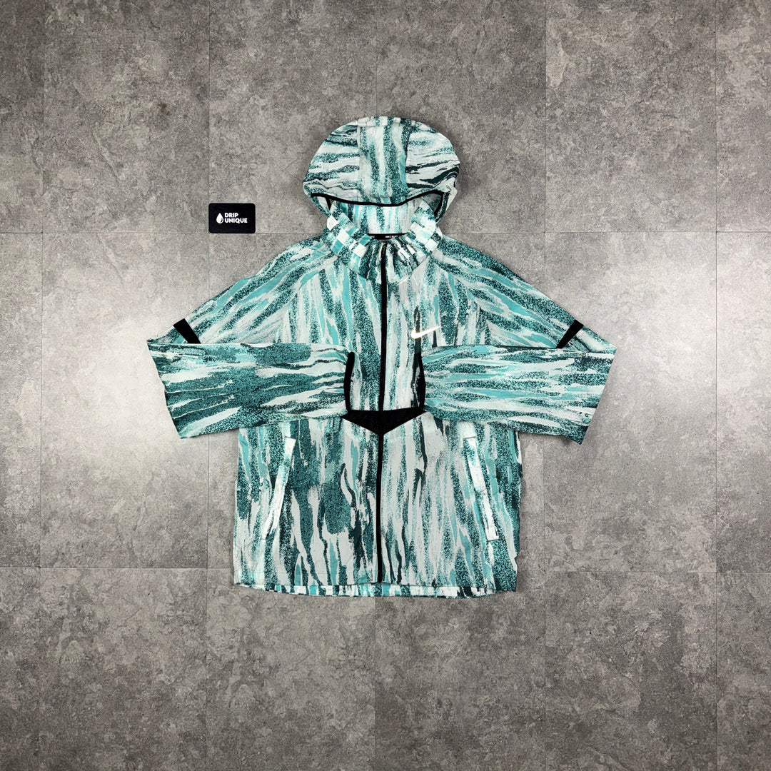 Nike Zebra Windrunner Jacket Jade Green, nike windrunner jacket, rare, dripuniqueuk