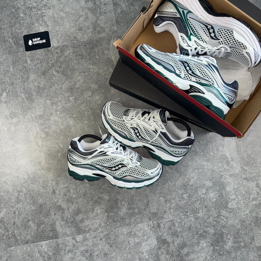 Saucony Omni 9 Pine Green, saucony trainers, dripuniqueuk