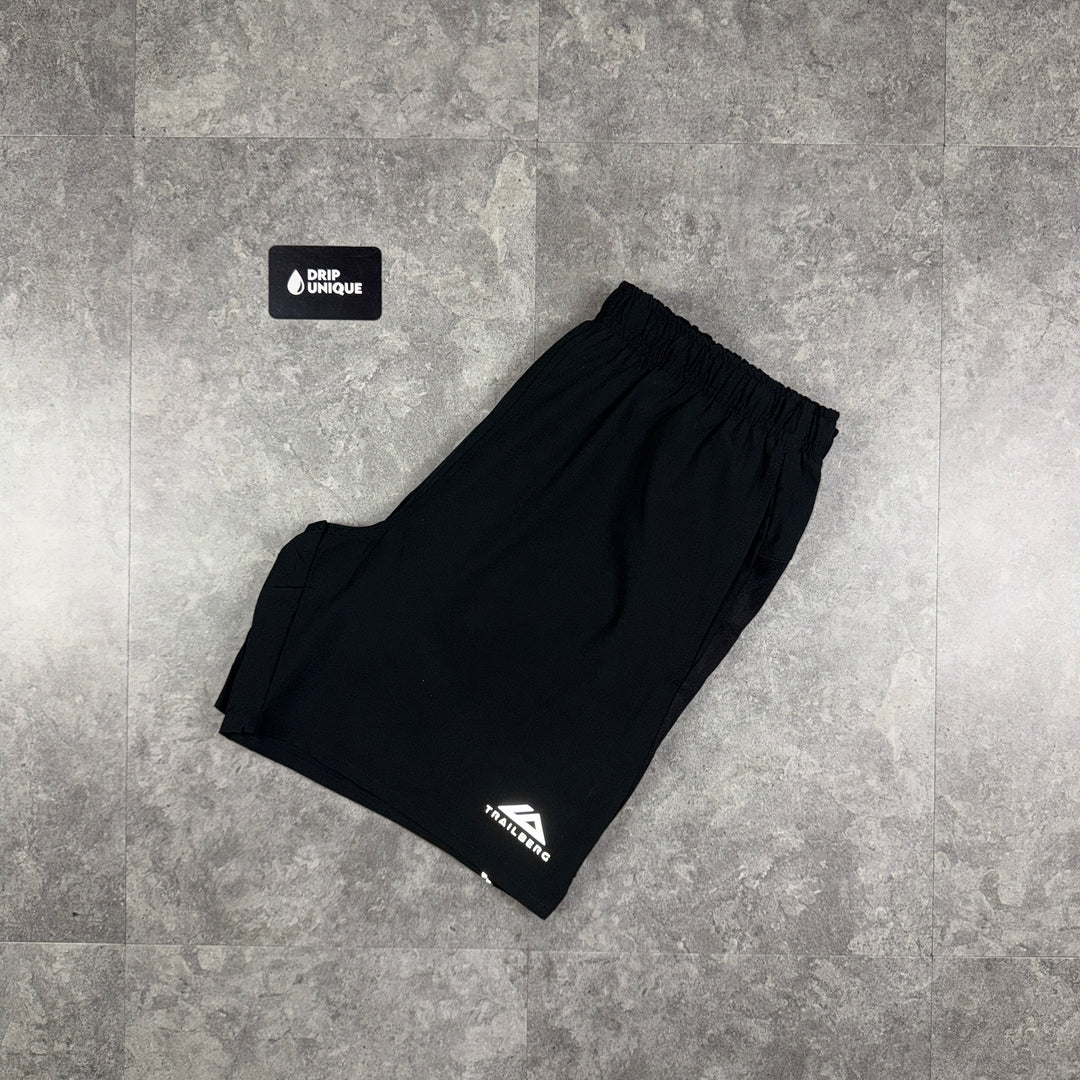 Trailberg Essential 2.0 Shorts Black, trailberg shorts, dripuniqueuk
