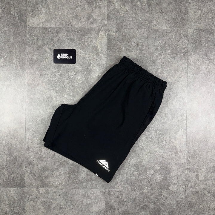 Trailberg Essential 2.0 Shorts Black, trailberg shorts, dripuniqueuk