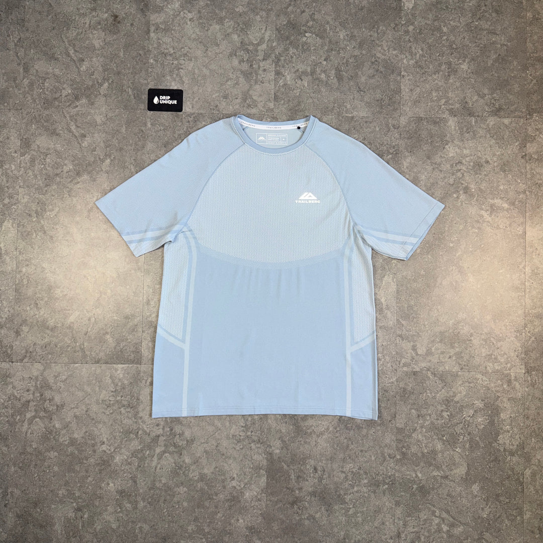 Trailberg Seamless Fusion T-Shirt Dune Blue, trailberg tshirt, dripuniqueuk