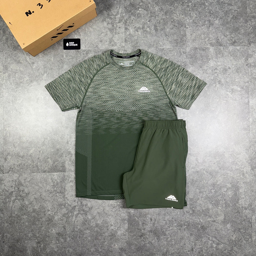 Trailberg Seamless T-Shirt Thyme & Thyme Essential 2.0 Shorts Set, Trailberg Tracksuit, dripuniqueuk