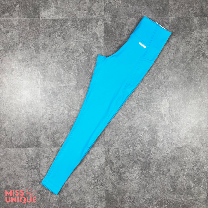 Women's USA Pro Leggings Aqua Blue, missuniqueuk, dripuniqueuk