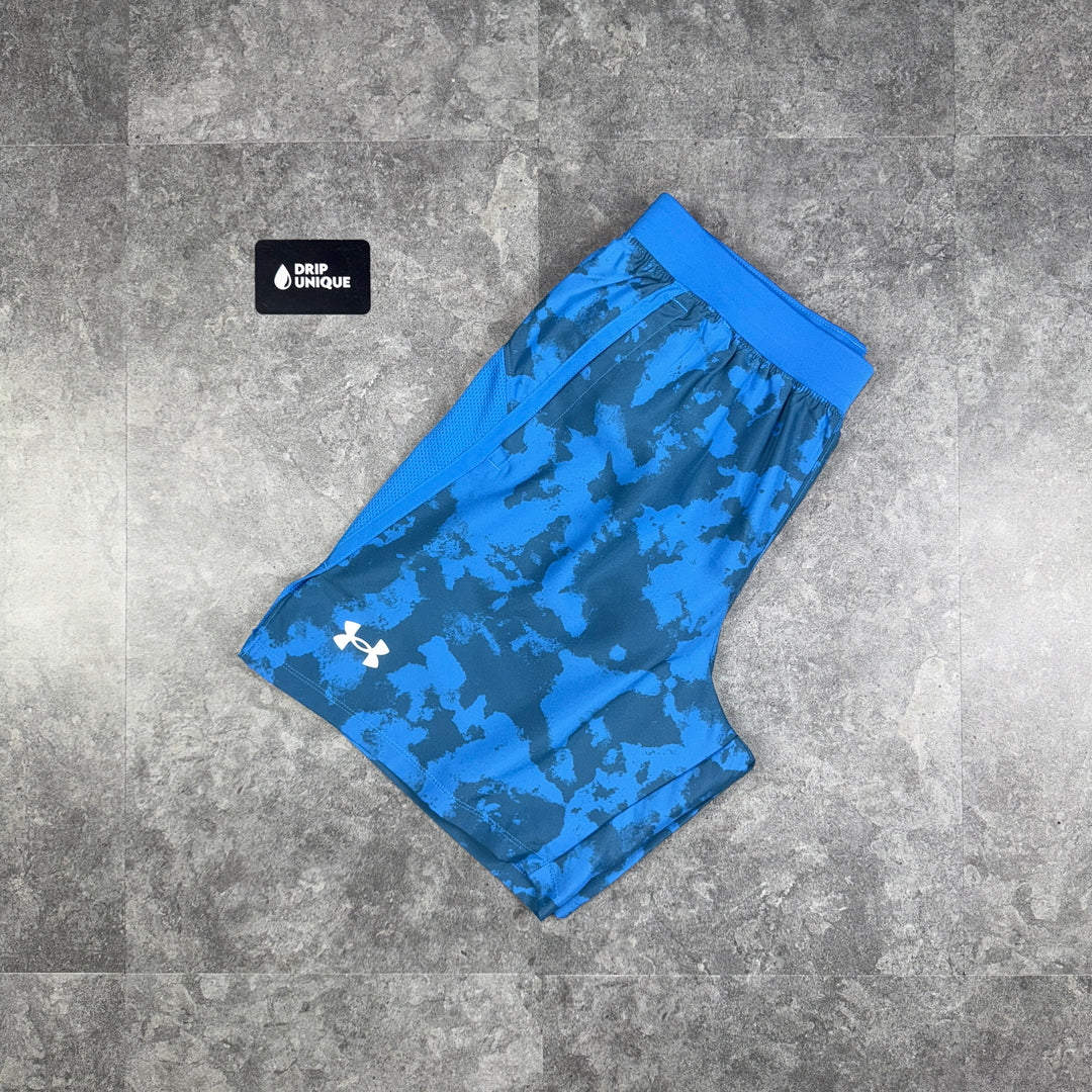 Under Armour Launch Speedpocket Shorts 7" Blue, Under Armour Shorts, dripuniqueuk