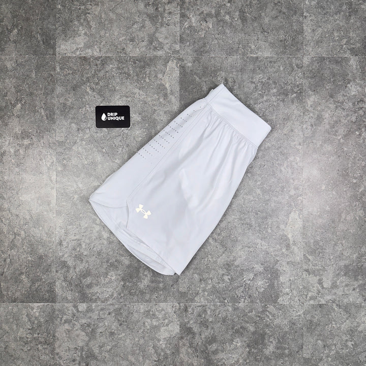 Under Armour Launch Speedpocket Shorts 7" Halo Grey, Under Armour Shorts, dripuniqueuk