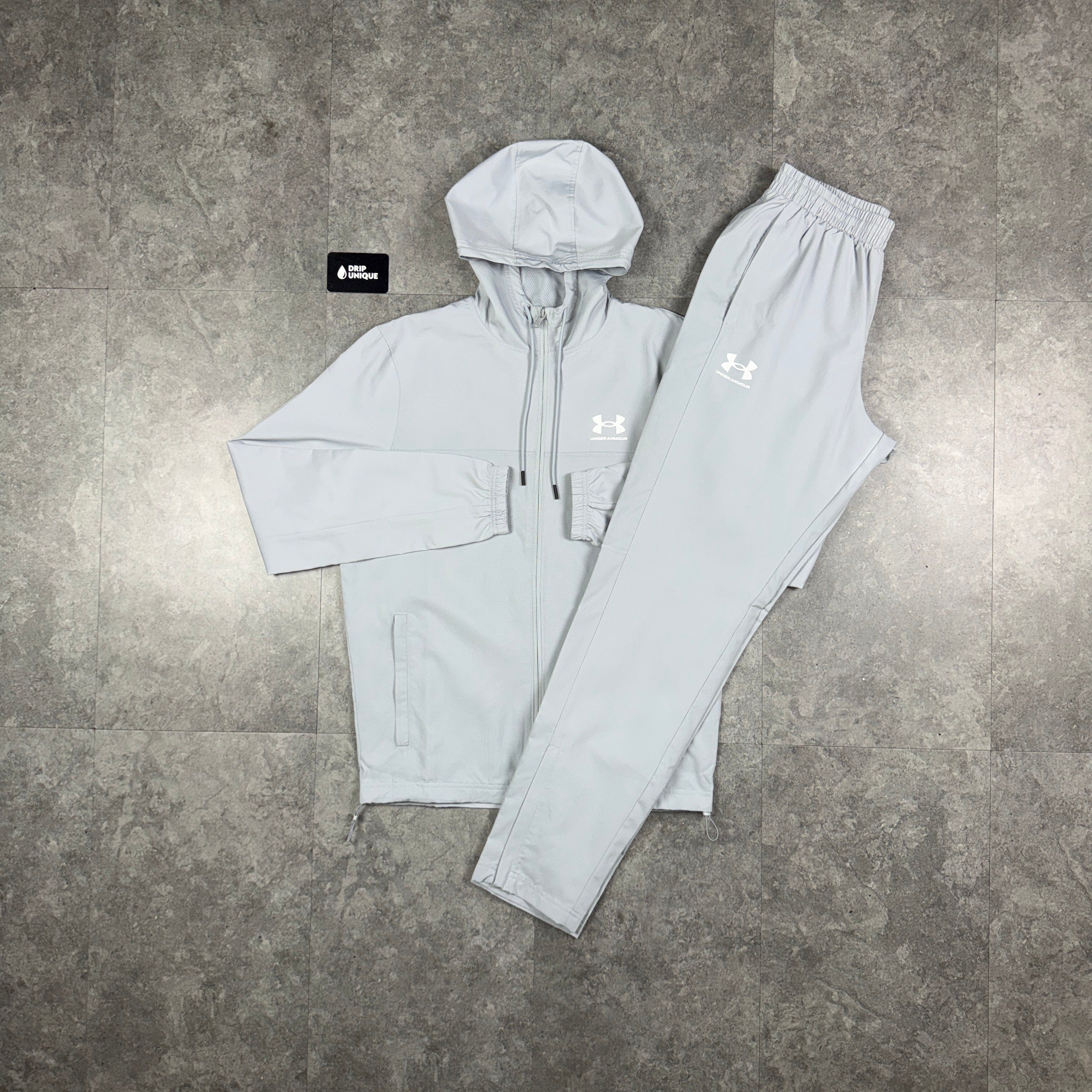 Under Armour Rival Tracksuit Grey – dripuniqueuk