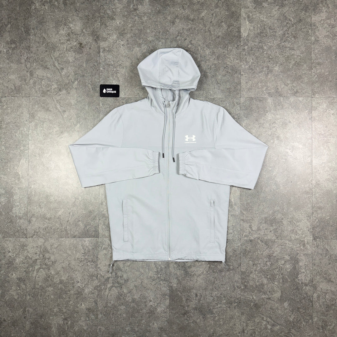 Under Armour Rival Windrunner Jacket Grey, under armour jacket, dripuniqueuk