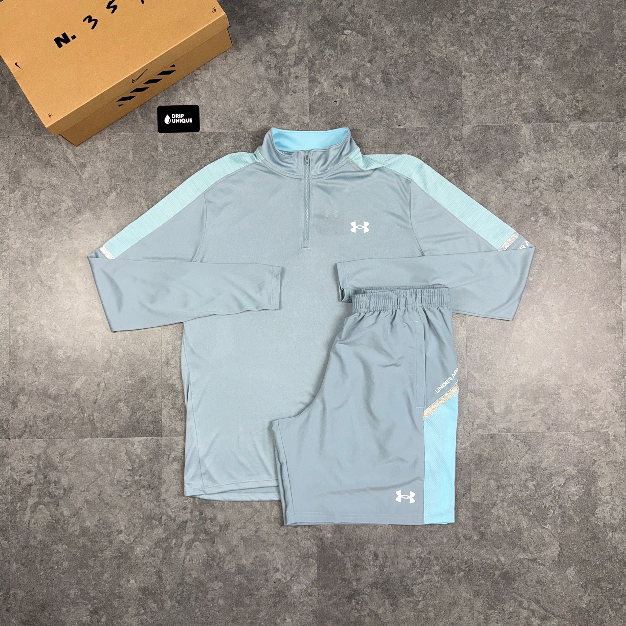 Men's Nike Pacer 1/4 Zip Top Blue – dripuniqueuk