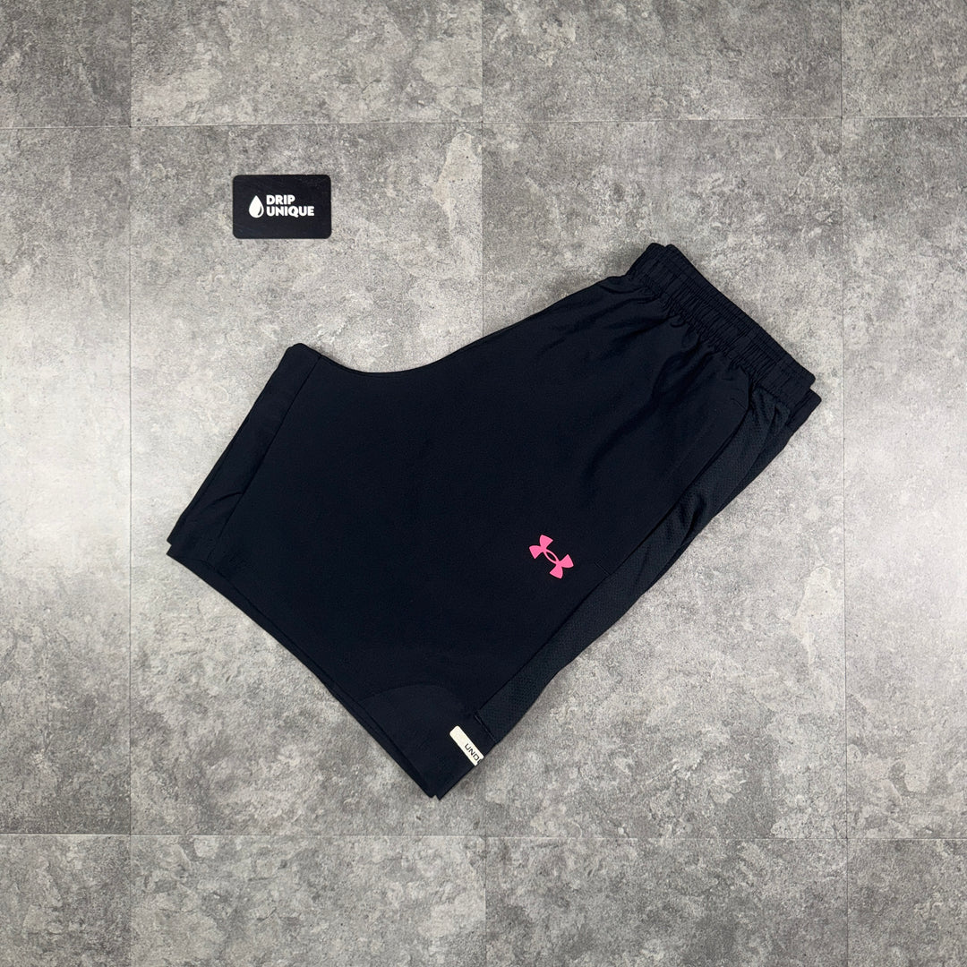 Under Armour Tech Utility Shorts Black / Pink, under armour shorts, dripuniqueuk