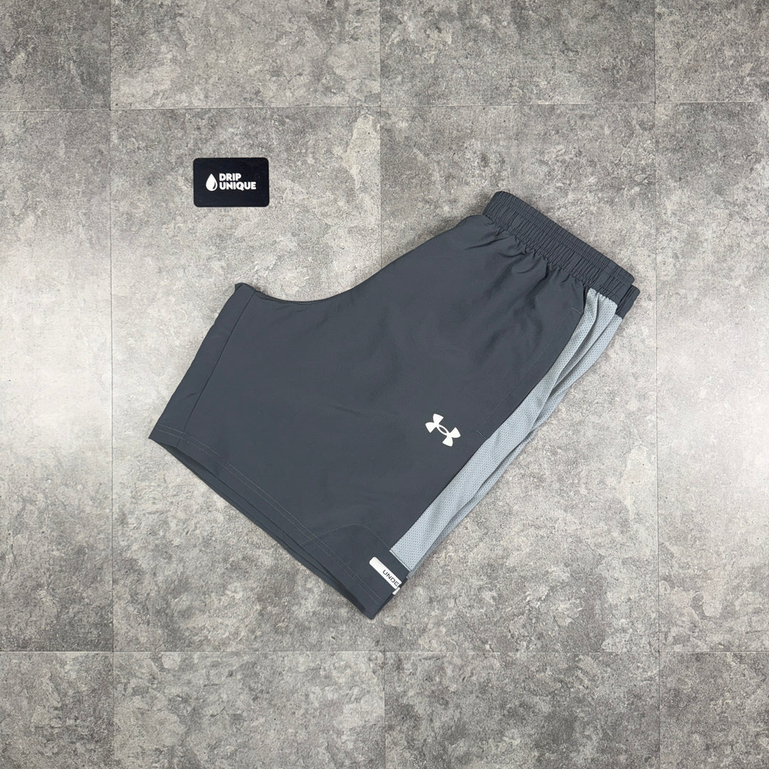 Under Armour Tech Utility Shorts Grey, grey under armour shorts, dripuniqueuk