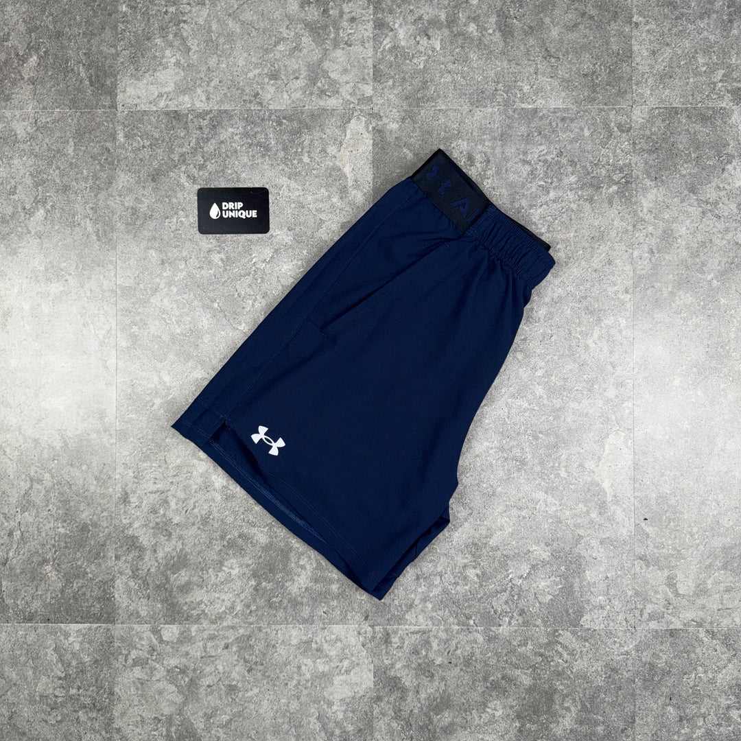 Under Armour Tech Utility Shorts Navy Blue, Under Armour Shorts, dripuniqueuk